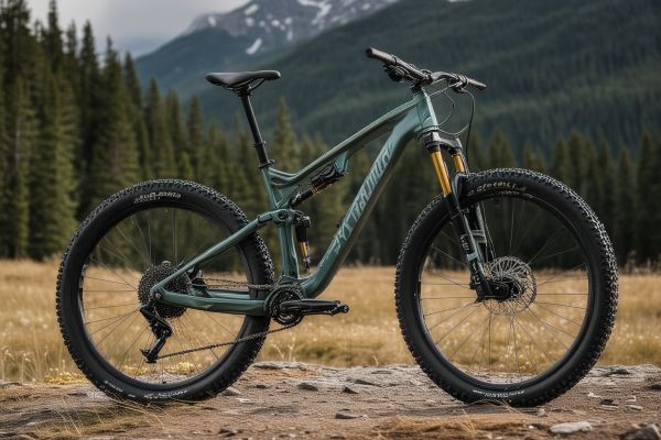Premium mountain bike with full suspension for trail adventures